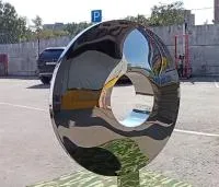 Линза арт  скульптура (519063) ∅ 2500 сталь AISI304 Ржев 