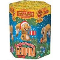 Салют Новогодняя белочка РС7079 купить от производителя Русская Пиротехника — Ржев