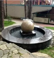 Сфера гранит фонтан 3D шар (518901) ∅ 750 мм. Ржев 