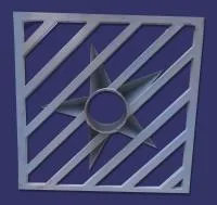 Звезда стальная (197146) монтаж комплект горелка ГВД 379 10 89 00 ПС вечный огонь ø 1000 мм. пустотелая  в Ржеве