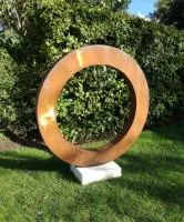 Кортеновская сталь кольцо садовая скульптура (518270) сертификат арт-объект  в Ржеве