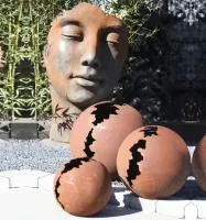 Кортен 3 шара — парк декор (518952) ∅ 950 750 450 мм. Ржев 