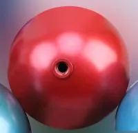 Ёлочный шар красный (518840) ∅ 500 мм. Ржев
