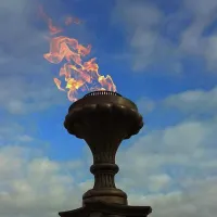 Газовая горелка апс (газ-контроль) (1629) сертификат - автомат вечный огонь ø 154 мм. ветроустойчивая  в Ржеве