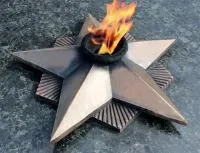 Вечный огонь СССР литая бронза патина в Ржеве (518554)