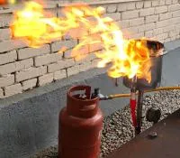 Газовая горелка электро розжиг (514267) монтаж вечный огонь ø 154 мм. ветроустойчивая  в Ржеве