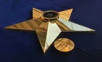 Звезда латунь ø 1100 мм. (514225) монтаж комплект горелка ГВД 379 10 89 00 ПС вечный огонь пустотелая  в Ржеве