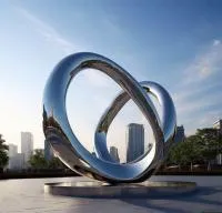 Кольца из нержавеющей стали скульптура (518263) поставка арт-объект  в Ржеве